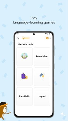 Android용 마스터 링에게 말레이시아어 배우기