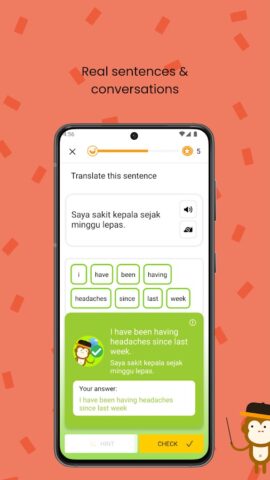 Android용 마스터 링에게 말레이시아어 배우기