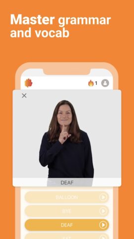 Android 版 Lingvano: Sign Language – ASL