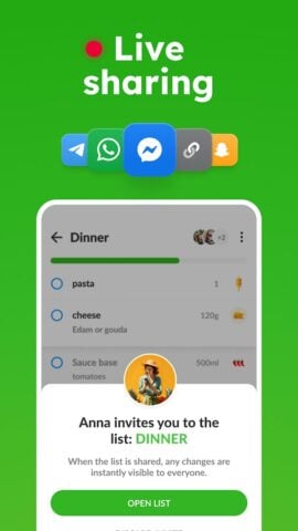 Android 用 Listonic: Grocery List App