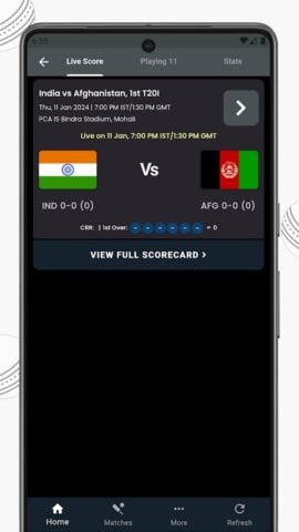 Live Cricket Scorecard 2024 لنظام Android