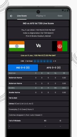 Android용 Live Cricket Scorecard 2024