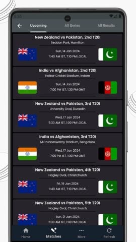 Android 版 Live Cricket Scorecard 2024