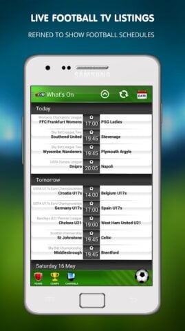 Live Football on TV per Android