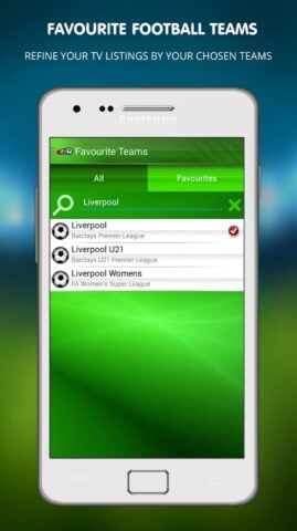 Live Football on TV pour Android