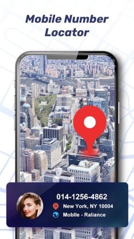 Pencari nomor telepon: lokasi untuk Android