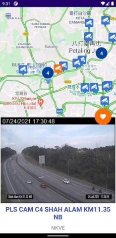 Live Traffic (Malaysia) pour Android