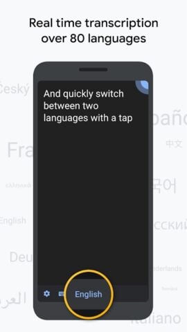 Trascrizione istantanea per Android