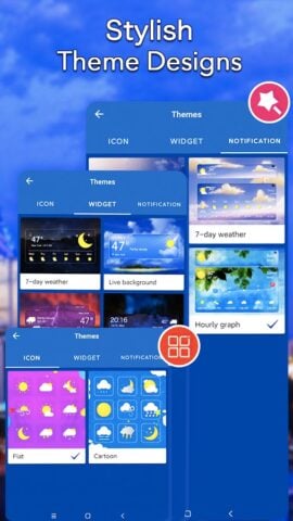 Android 用 地域の天気予報-正確な天気とアラート