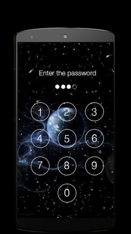 Lock screen password for Android