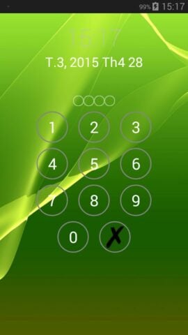 Lock screen password for Android