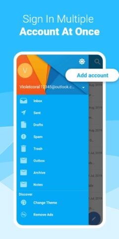 Login Mail For HotMail&Outlook لنظام Android