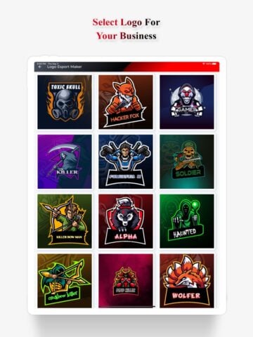 Logo Esport Maker For Gaming pour iOS