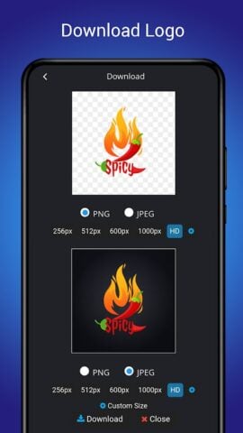 Crea Logo personalizzati Loghi per Android