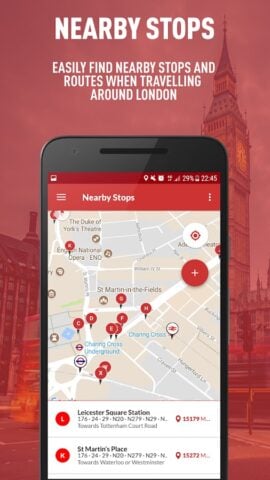 Horarios del autobús Londres para Android