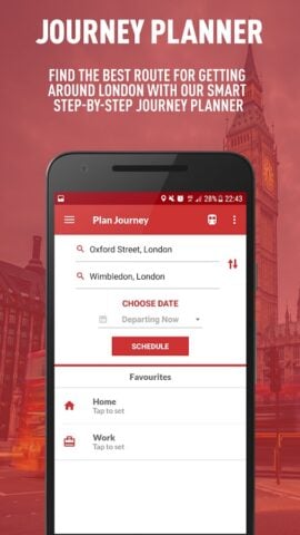 Arrivées de bus de Londres pour Android