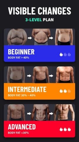 Android 版 男士減肥：30天健身挑戰，減重，鍛鍊身體