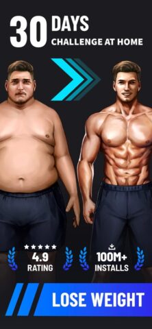 iOS 版 男性減重訓練 – 在家運動減重