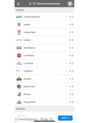Loterías Dominicanas สำหรับ iOS