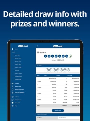 iOS için Lotto Max