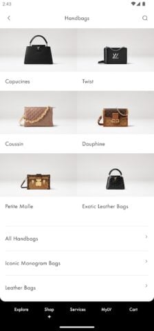 Louis Vuitton per Android