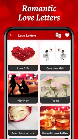 Cartas de Amor y Mensajes para Android