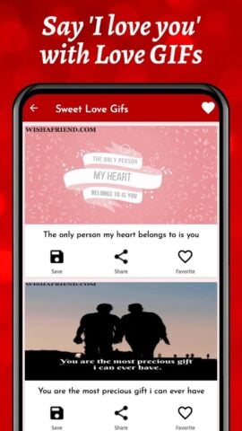 Android için Aşk Mektupları ve Mesajları
