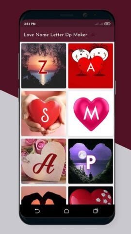 Love Name Letter DP Maker 2024 pour Android