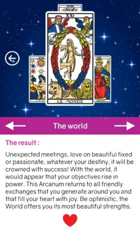 Ứng dụng Love Tarot cho Android