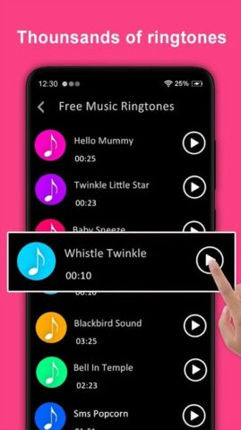 Android 版 MP3 Music Ringtones Downloader