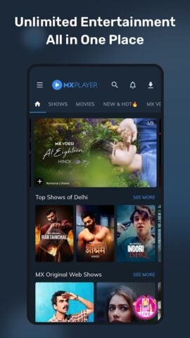MX Player Online: OTT & Videos für Android