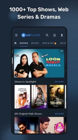 Android용 MX Player Online: OTT & Videos