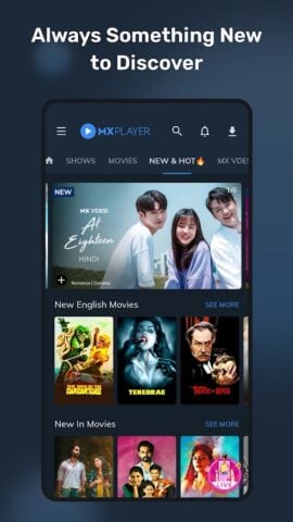 MX Player Online: OTT & Videos لنظام Android