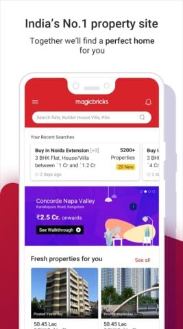 Magicbricks Buy, Rent Property pour Android
