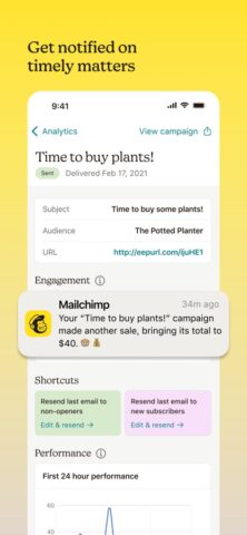 Mailchimp Email Marketing cho iOS