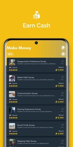 Android için Gerçek Nakit: Para Kazanın