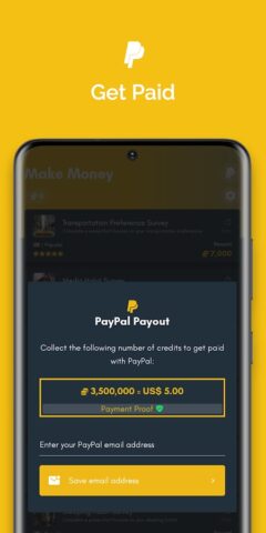 Real Cash: ứng dụng kiếm tiền cho Android