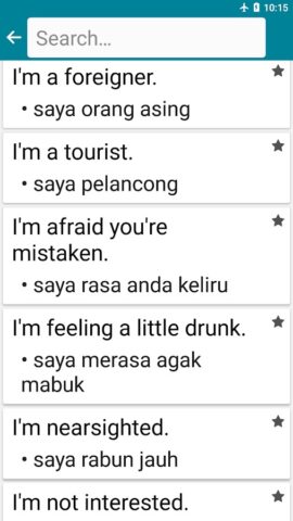 Malay – English para Android