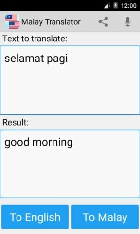 Malay English Translator Pro para Android