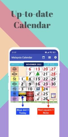 Android용 Malaysia Calendar 2024 Holiday
