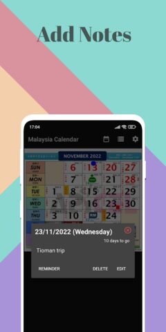 Malaysia Calendar 2024 Holiday สำหรับ Android