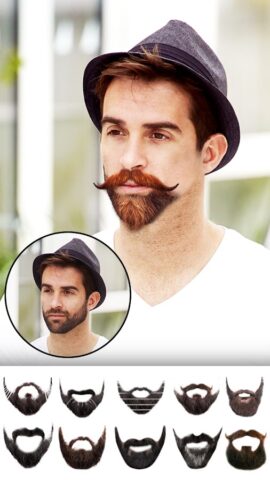 Android için Man Hair Mustache Style  PRO
