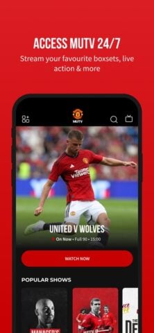 Manchester United Official App untuk iOS