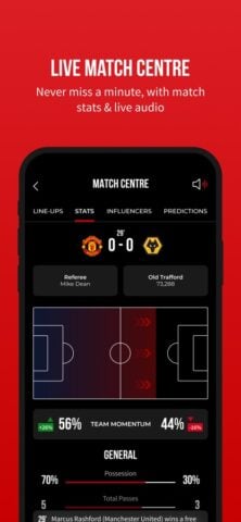 Manchester United Official App สำหรับ iOS