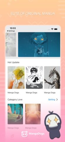 Manga Dogs — webtoon reader для iOS