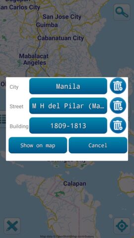 Map of Philippines offline لنظام Android