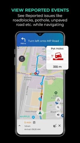 Mappls MapmyIndia Maps, Safety untuk Android