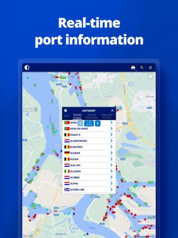 MarineTraffic – Ship Tracking pour iOS