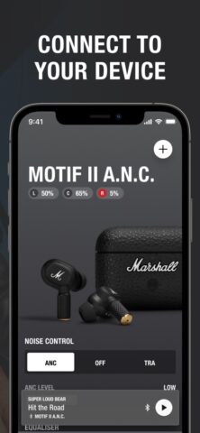 Marshall Bluetooth untuk iOS