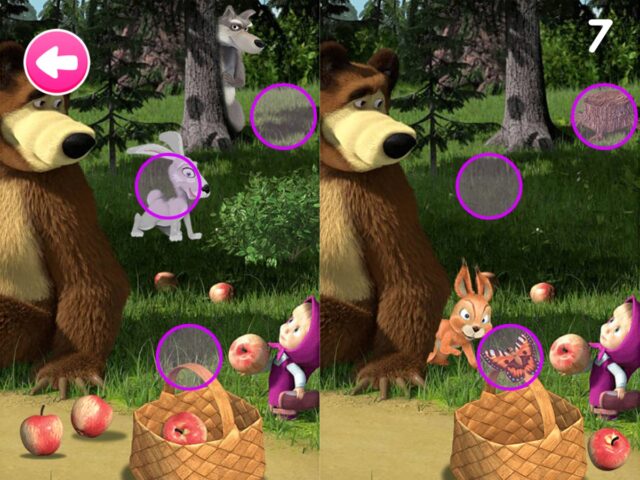 iOS용 Masha and the Bear Games